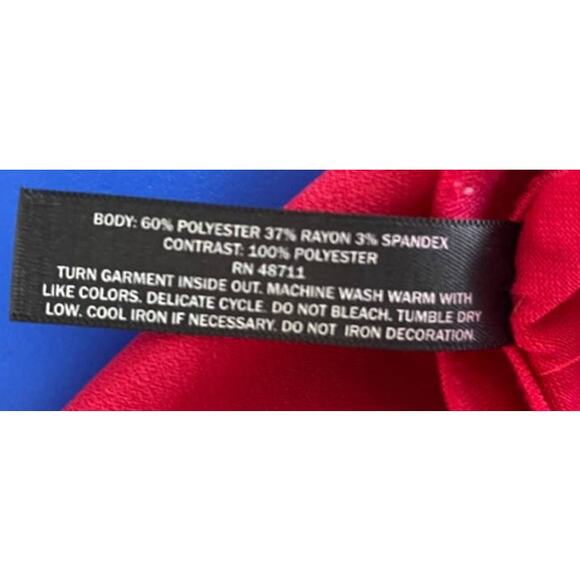 Massini Womens Small Pink Sleeveless Tank Top Polyester Rayon - Picture 4 of 9